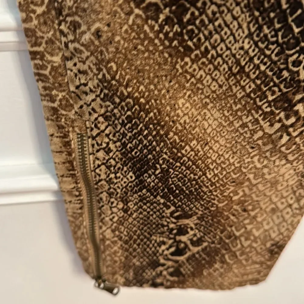 Lauren Ralph Lauren Rattlesnake Print Jeans